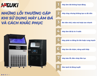 Những Lỗi Thường Gặp Máy Làm Đá Và Cách Khắc Phục [Chi Tiết Từ A–Z]
