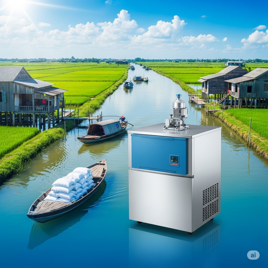 Máy làm đá Hậu Giang